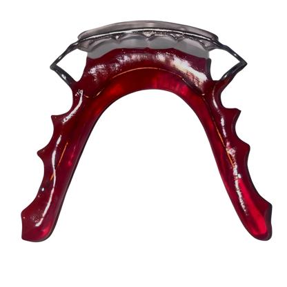 Red acrylic retainer lower 